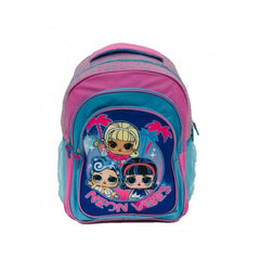 Ghiozdan Mare cu 3 Compartimente LOL , multicolor 42 Cm