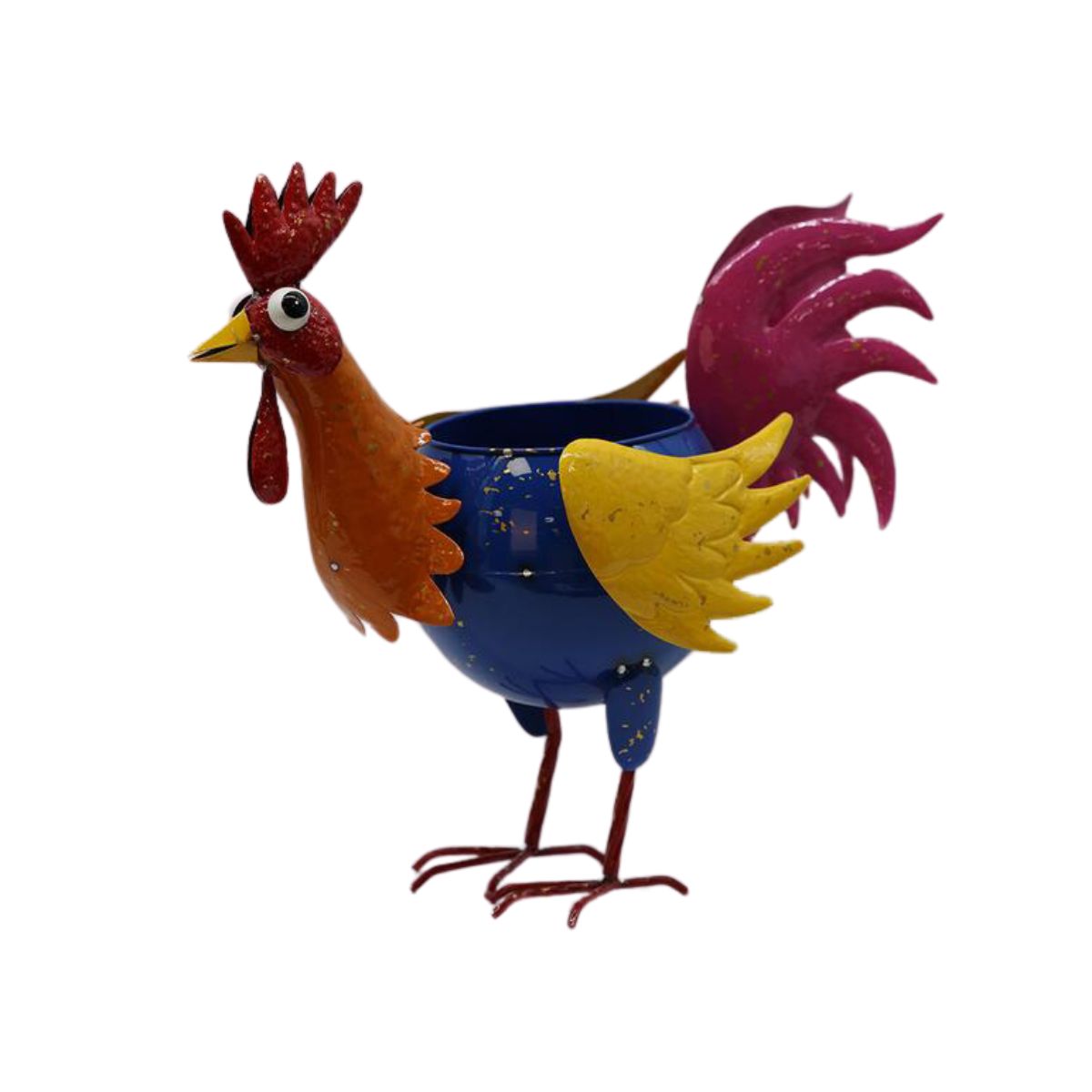 Ghiveci decorativ din metal vopsit Cocos, 1, hectarul.ro