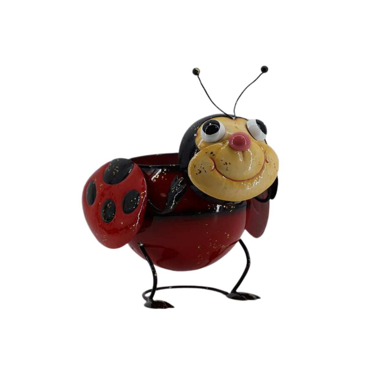 Ghiveci decorativ din metal vopsit Gargarita, 2, hectarul.ro