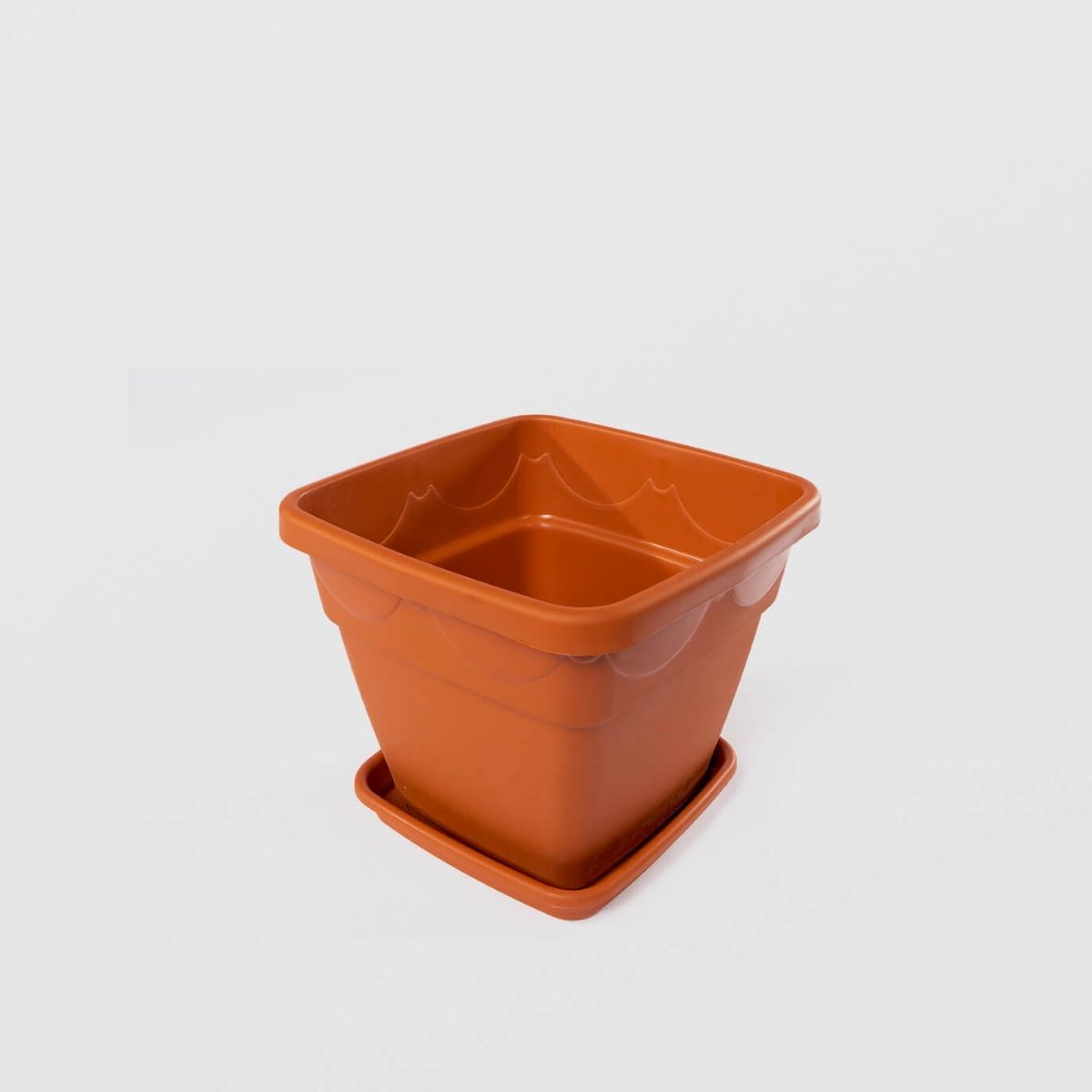 Ghiveci patrat cu tavita Sterk 25x21cm, nr.4