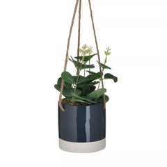 Ghiveci suspendat modern cu flori, 10x34 cm 2