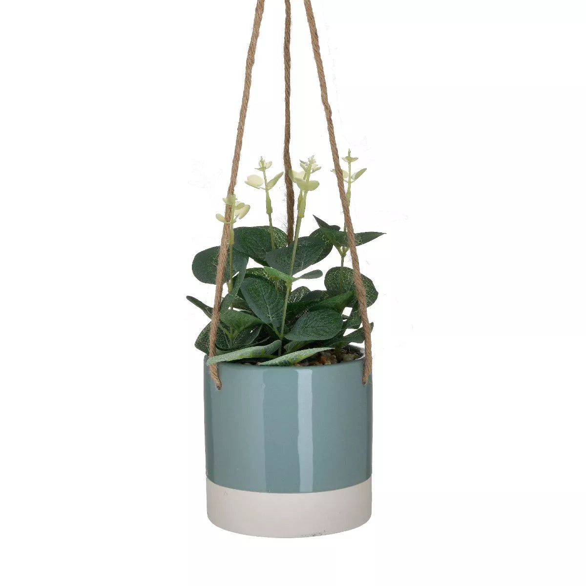 Ghiveci suspendat modern cu flori, 10x34 cm 3