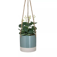 Ghiveci suspendat modern cu flori, 10x34 cm 3