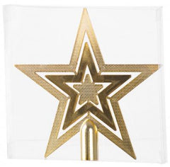 Glob de Craciun MagicHome, 1 buc, 20 cm, stea, aurie