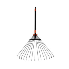 Grebla metalica telescopica pentru frunze Strend Pro R114 , 15 dinti, latime si maner ajustabile