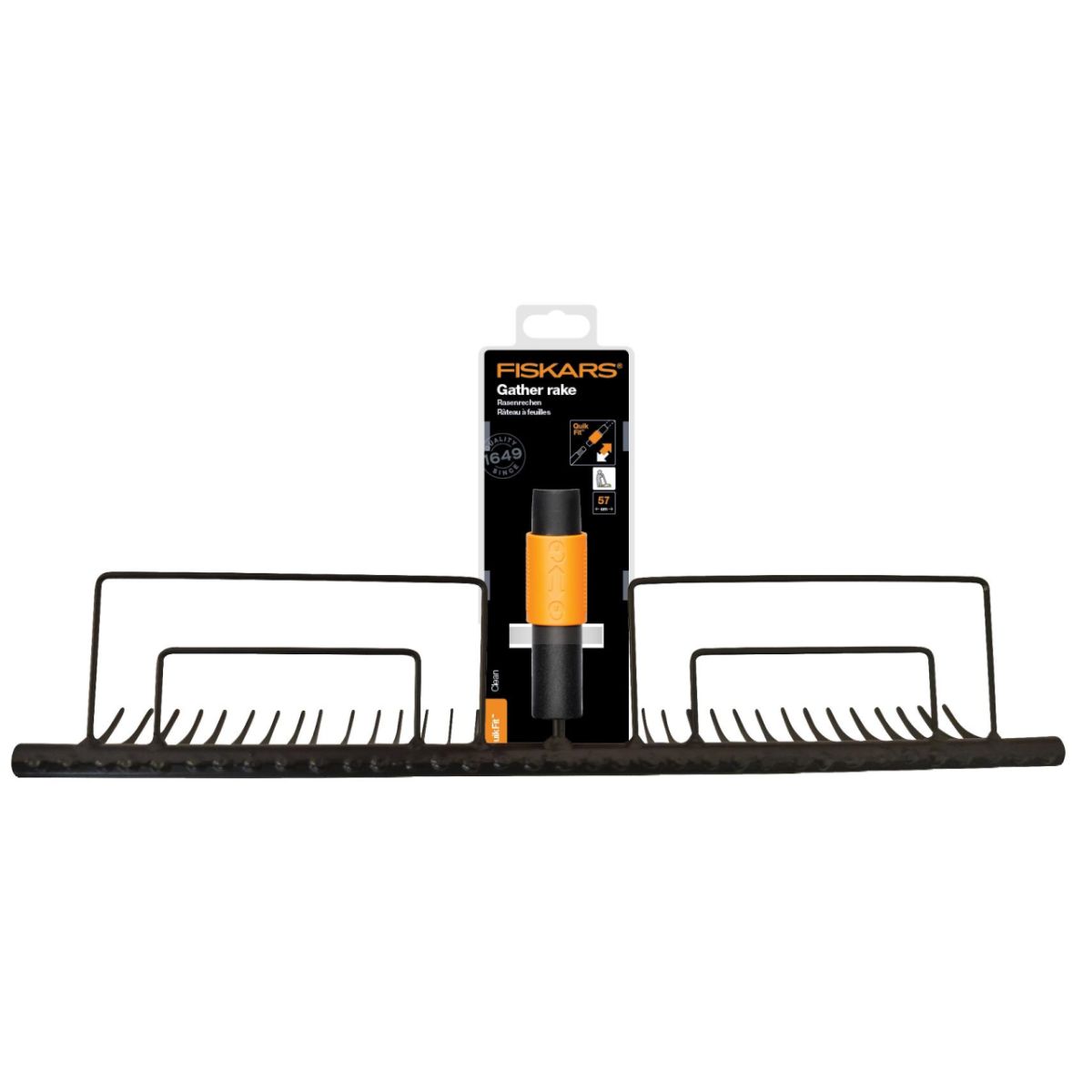 Grebla pentru iarba uscata Fiskars QuikFit, 567 mm, 930 g, 2, hectarul.ro