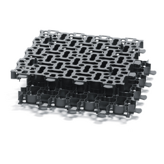 Grila  parcare, model puzzle, 50 x 50 cm, verde