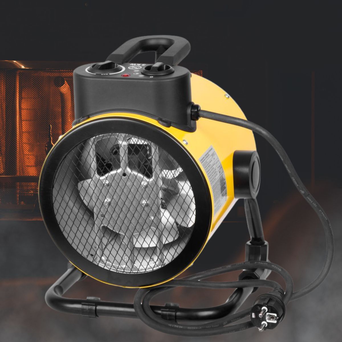Incalzitor electric/suflanta electrica 3 kW cu termostat pe 3 trepte (40W/1500W/3000W)