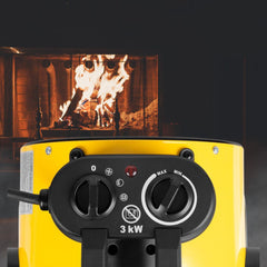 Incalzitor electric/suflanta electrica 3 kW cu termostat pe 3 trepte (40W/1500W/3000W)