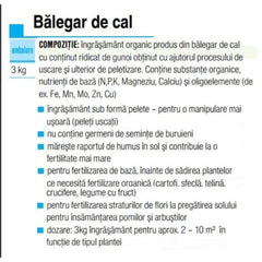 Ingrasamant Balegar de cal  AGRO 10 kg