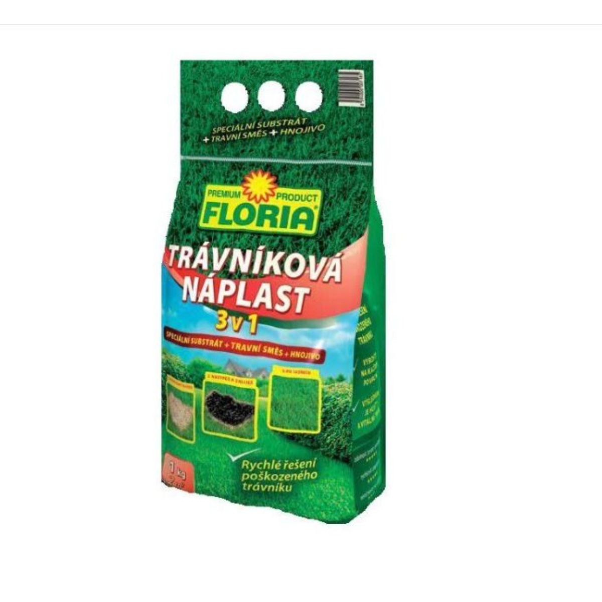 Ingrasamant organo-mineral Gazonplast  3 in 1-REGENERARE Floria FLORIA 1 kg