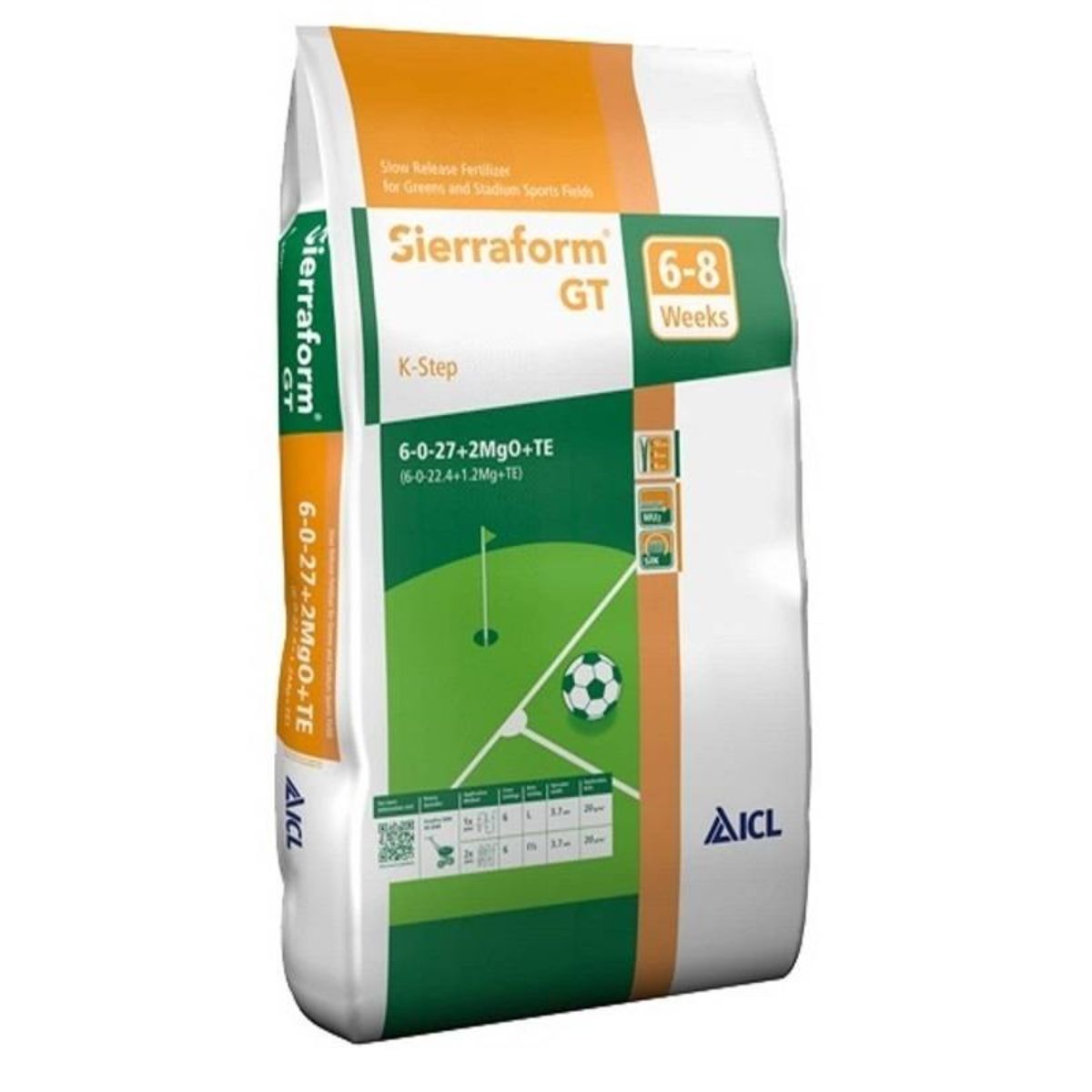 Ingrasamant gazon  Sierraform GT K-Step 06+00+27+2Mg+ME ICL Specialty Fertilizers (Everris International) 20 kg, 1, hectarul.ro