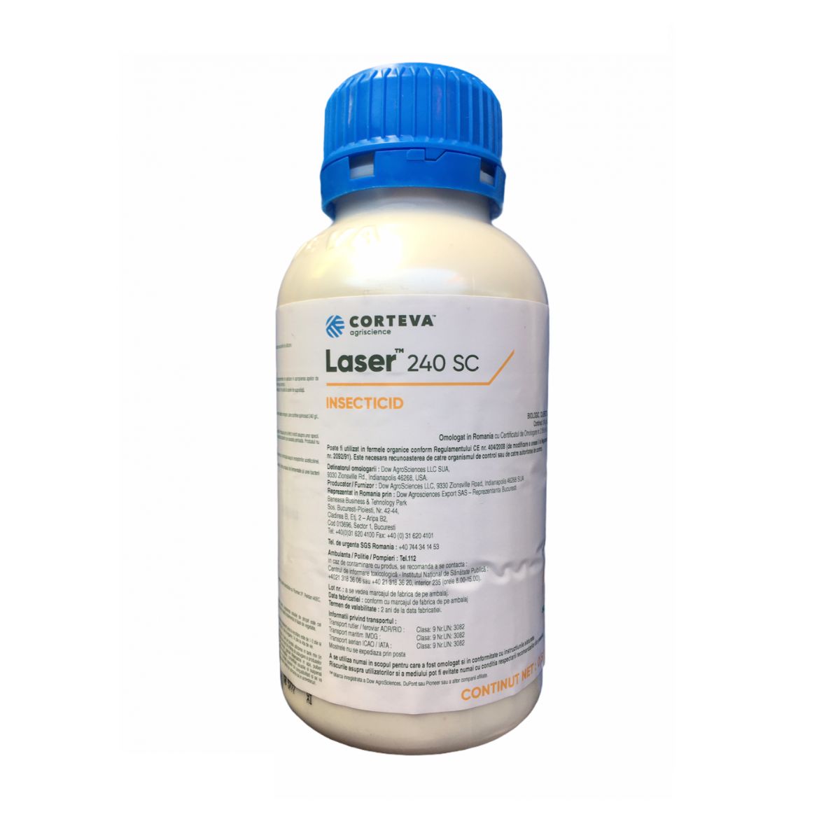 Insecticid biologic pentru legume, pomi fructiferi si vita de vie Laser 240 SC, 1L