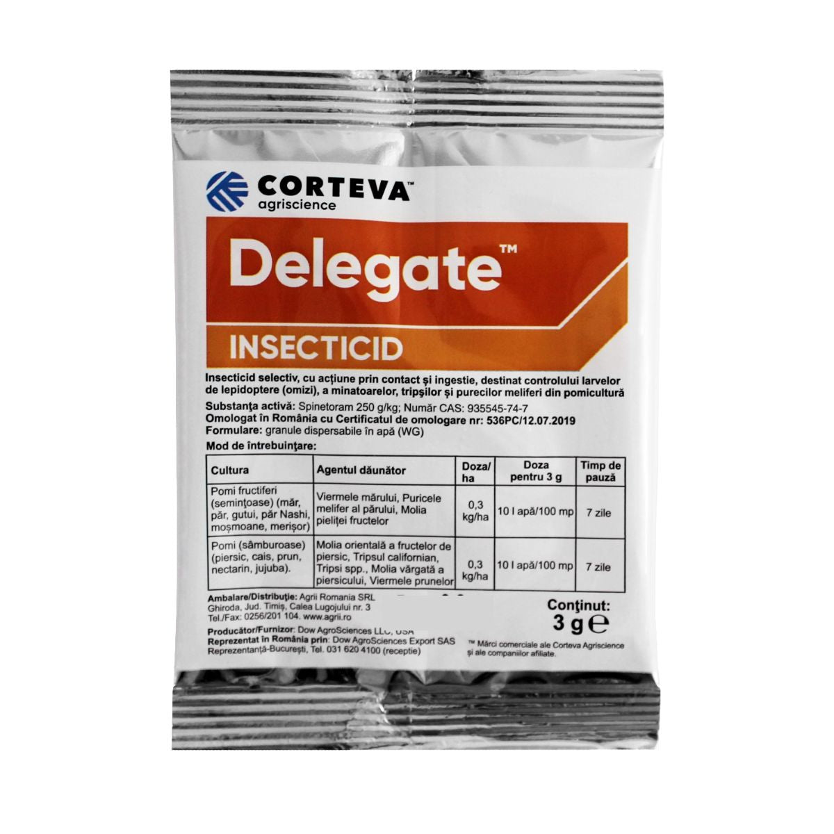 Insecticid Delegate, 3 grame, 1, hectarul.ro