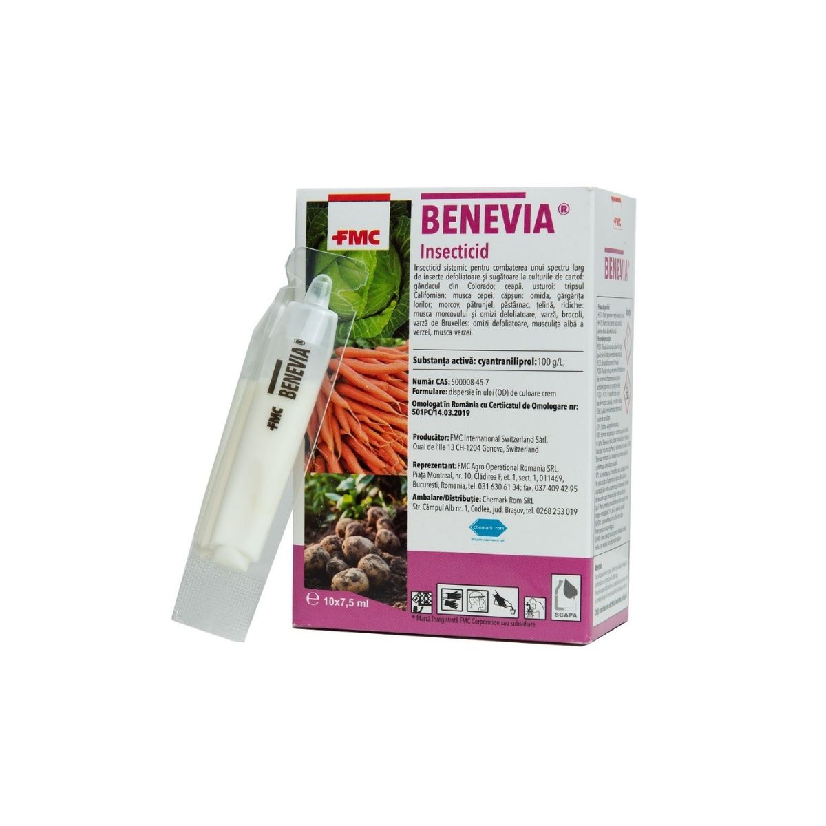 Insecticid legume, capsuni si cartof Benevia, 7,5 ML, 1, hectarul.ro