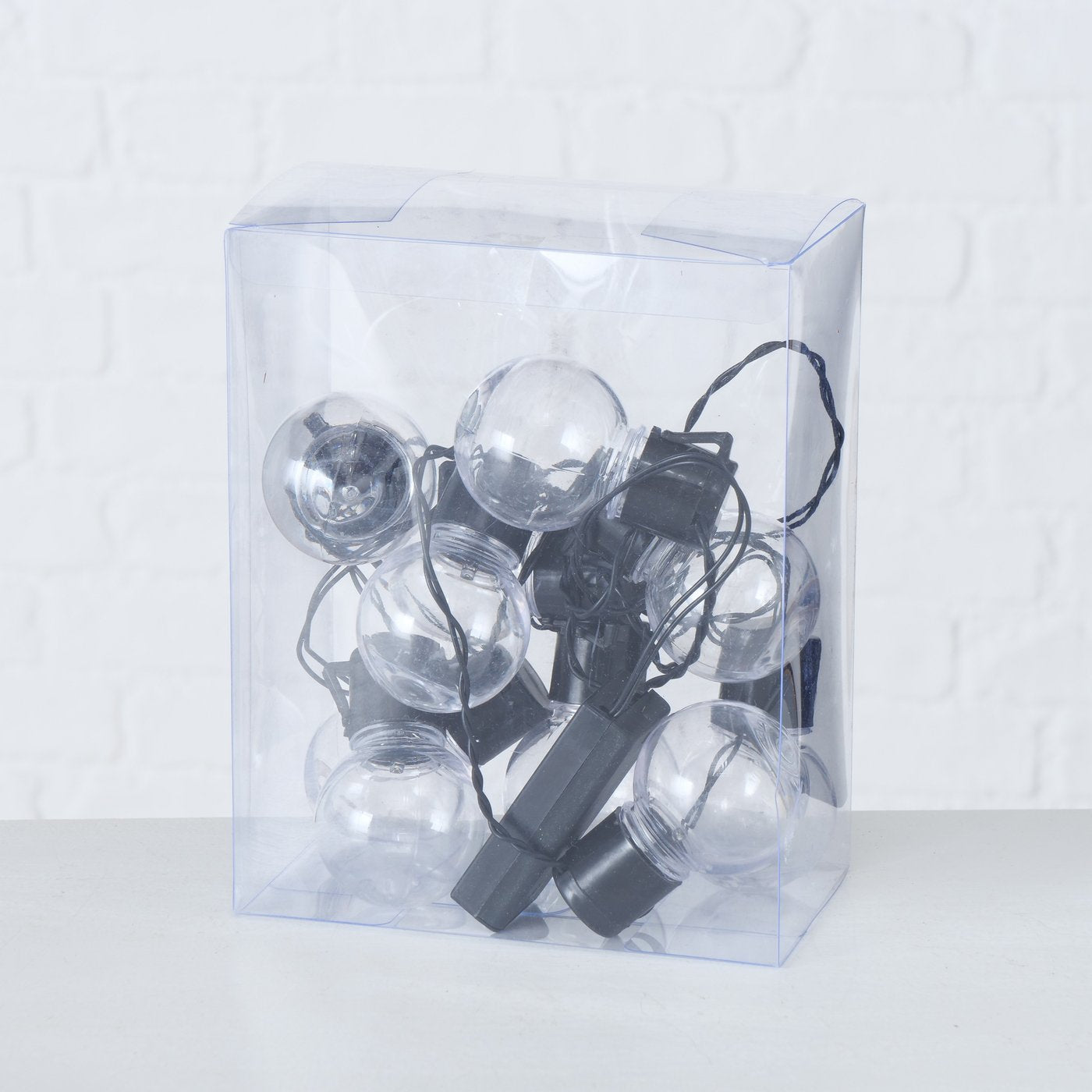 Instalatie 10 lumini LED, transparent, din PVC, Loma Boltze, 2, hectarul.ro