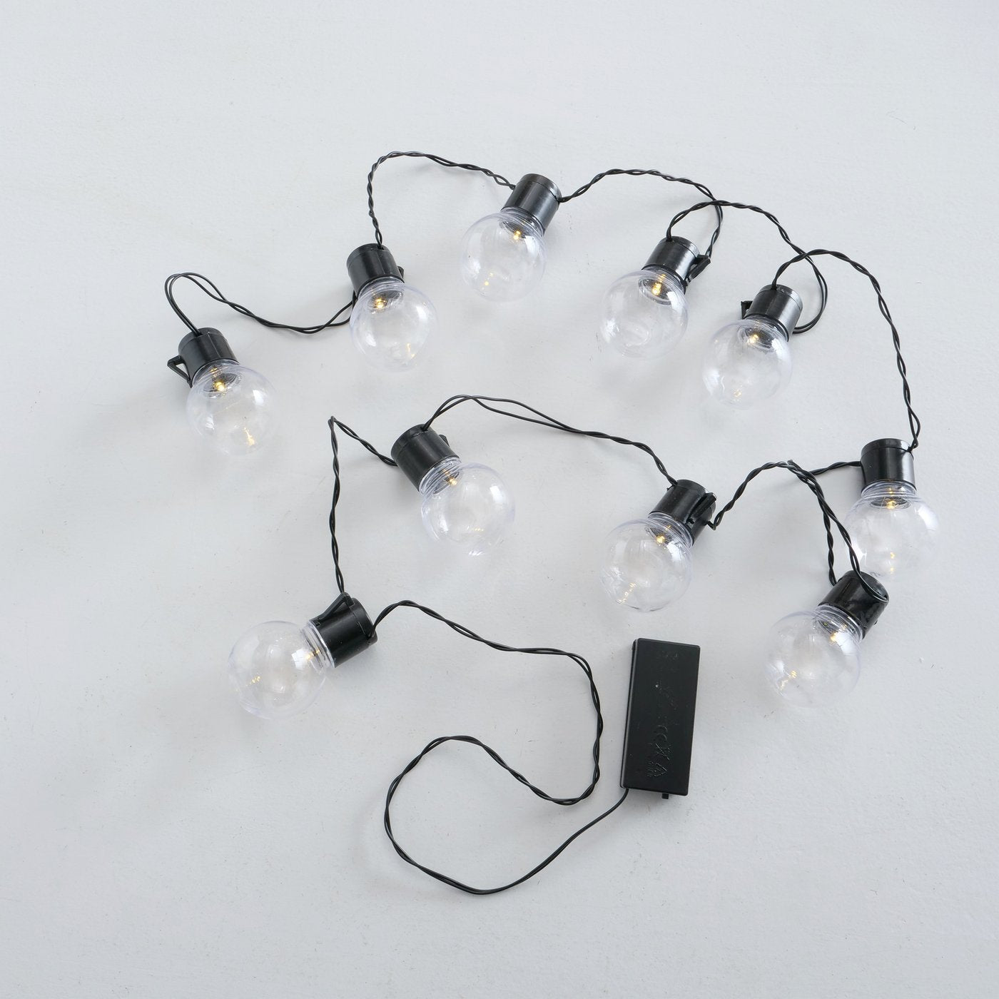 Instalatie 10 lumini LED, transparent, din PVC, Loma Boltze, 6, hectarul.ro