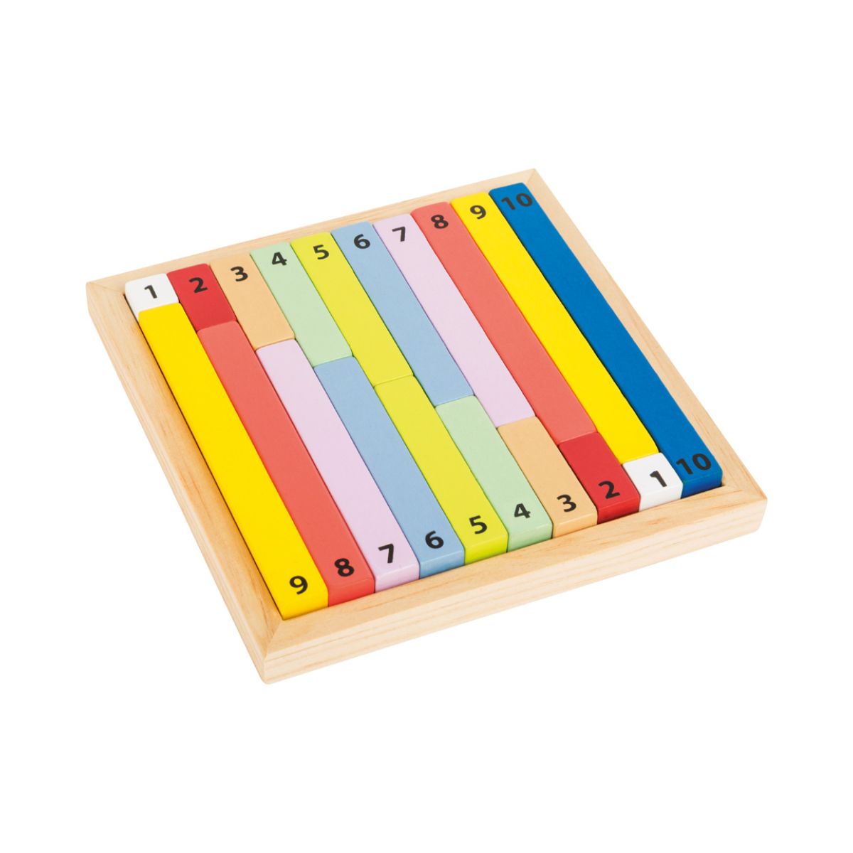 Joc de numarat Counting Sticks 17x17 cm Educate Small Foot, 1, hectarul.ro