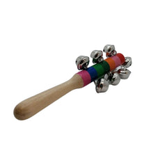 Jucarie zurgalai cu clopotei din lemn colorat