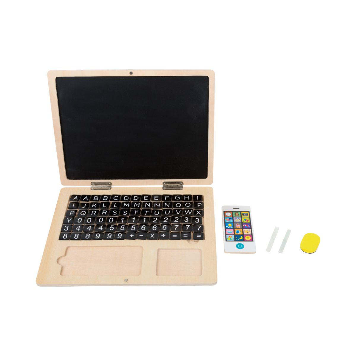 Laptop de joaca cu tabla magnetica Small Foot, 3, hectarul.ro