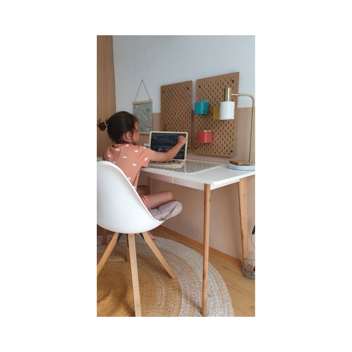 Laptop de joaca cu tabla magnetica Small Foot, 4, hectarul.ro