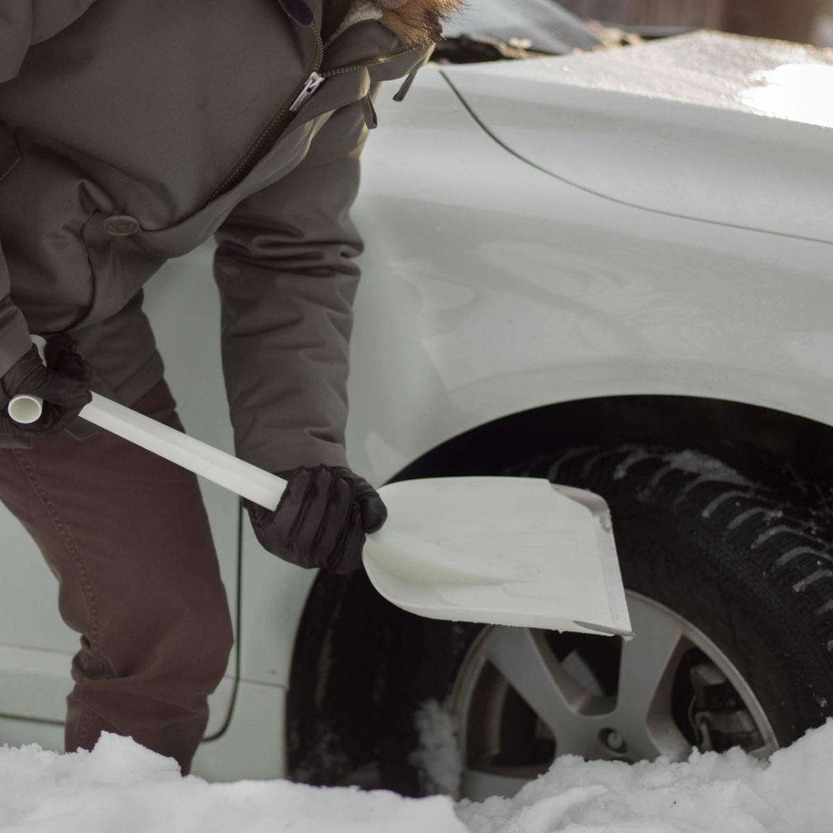 Lopata pentru masina Fiskars SnowXpert, 630 mm, 520 g, 3, hectarul.ro