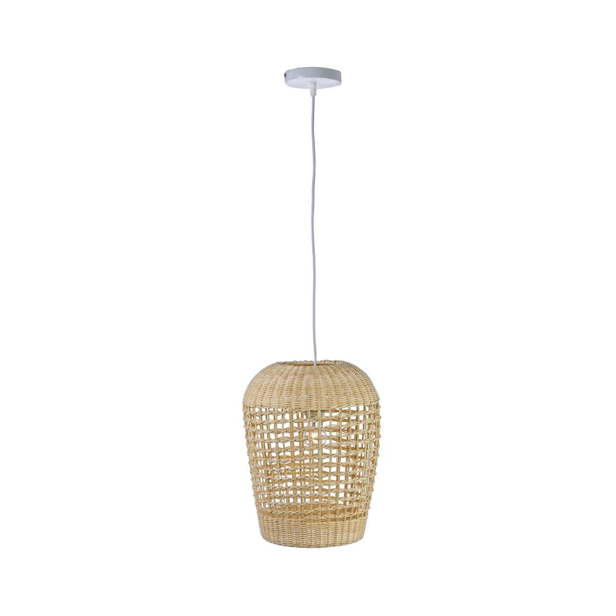 Lustra maro din rattan Ø31 cm Suez Bizzotto, 1, hectarul.ro