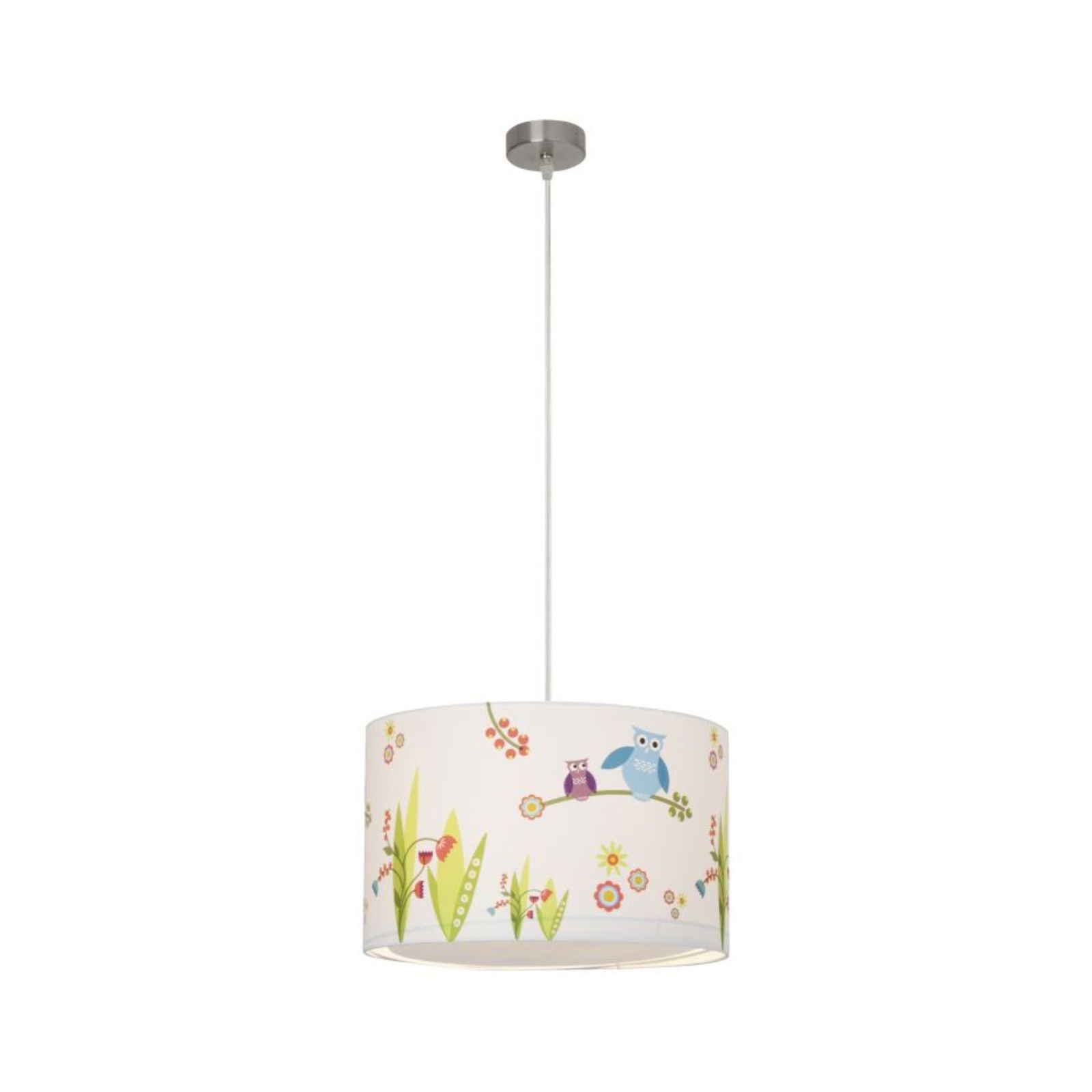 Lustra multicolora din textil si metal Birds Brilliant, 1, hectarul.ro
