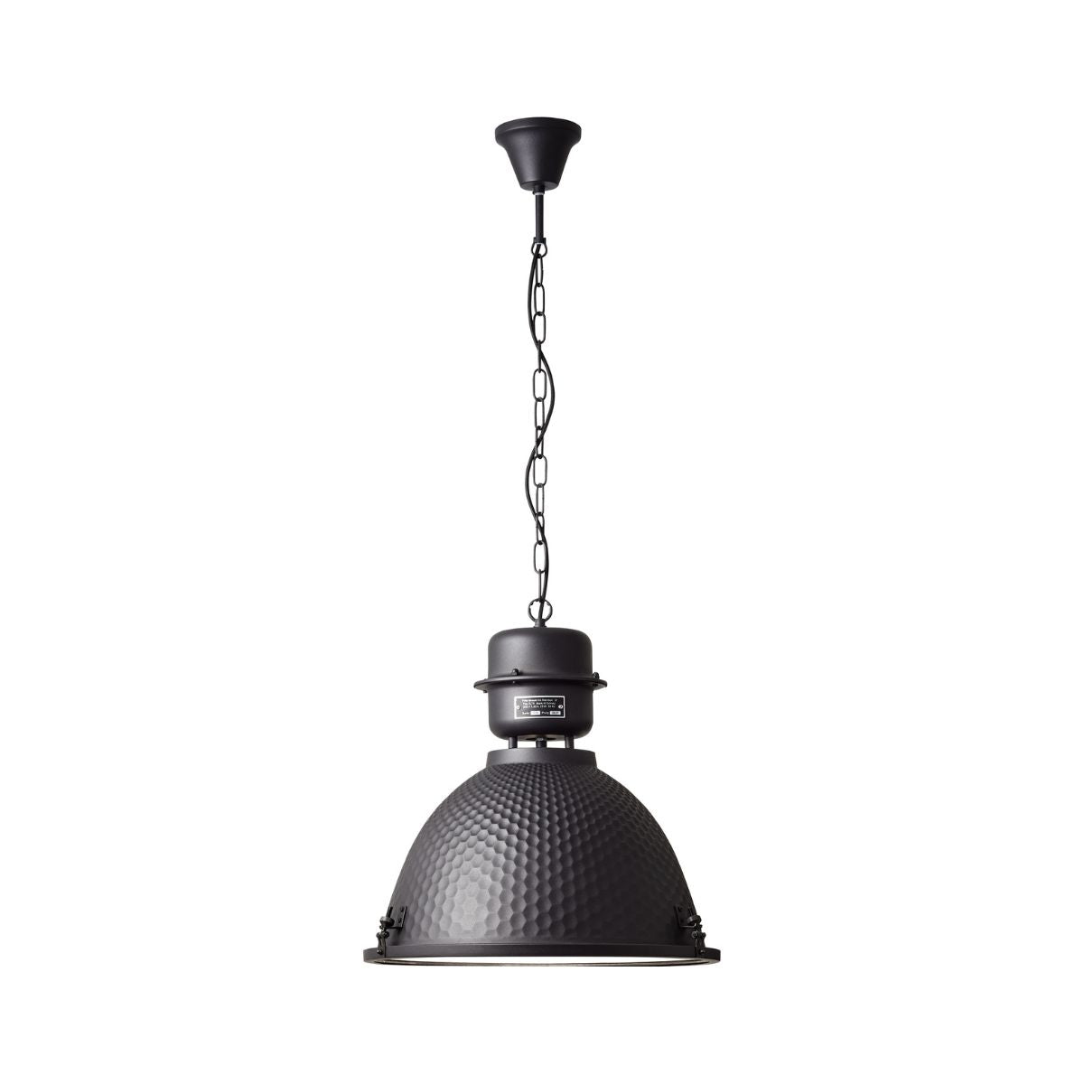 Lustra neagra din metal Kiki 48cm Brilliant, 1, hectarul.ro