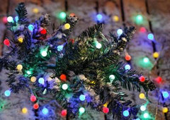 MagicHome Instalatie 100 Lumini Led Craciun, multicolor, IP44