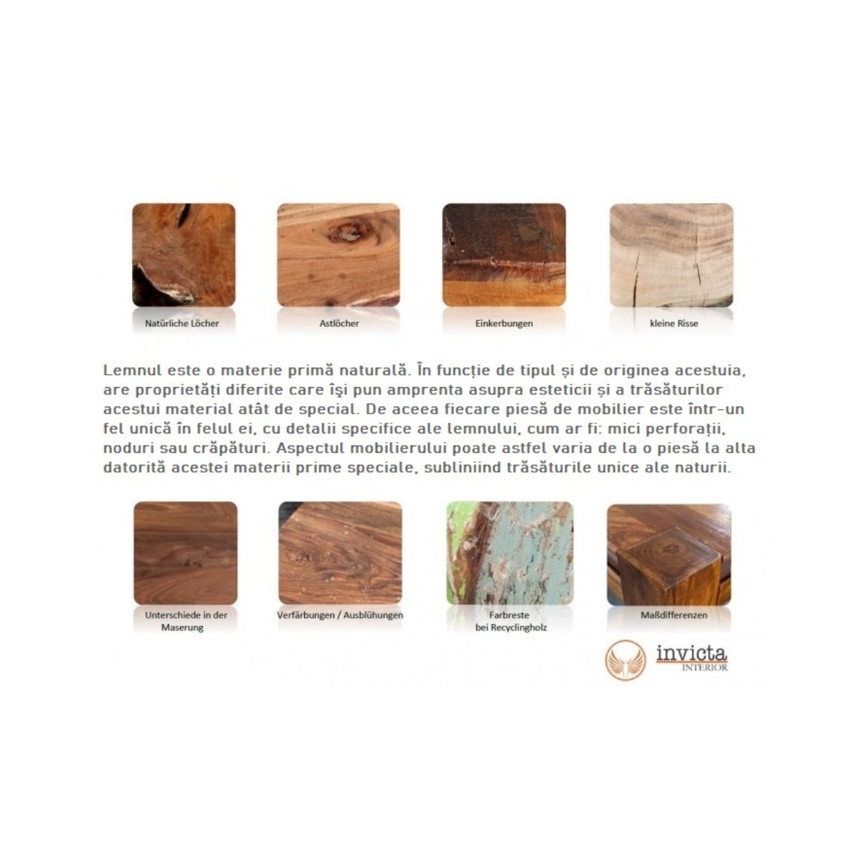 Masa de bar maro/negru 120 cm din lemn de acacia si metal Mammut Invicta