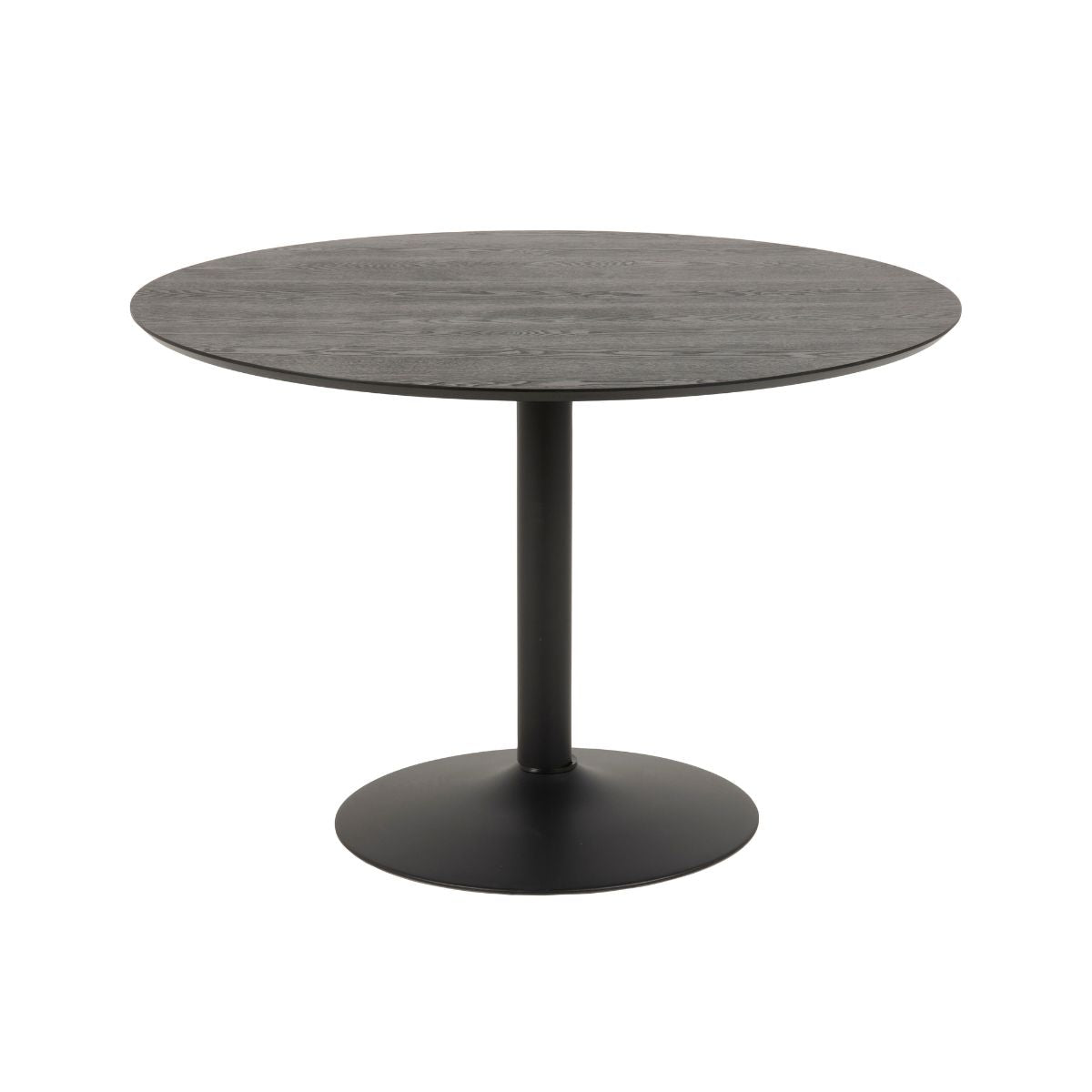 Masa de dining neagra din MDF furniruit 110 cm Ibiza Actona, 1, hectarul.ro