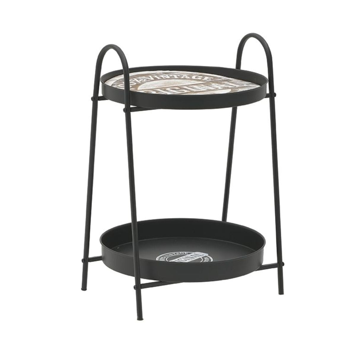 Masa rotunda pentru terasa, metalica, 42Χ41Χ64 cm