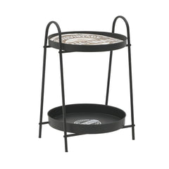 Masa rotunda pentru terasa, metalica, 42Χ41Χ64 cm