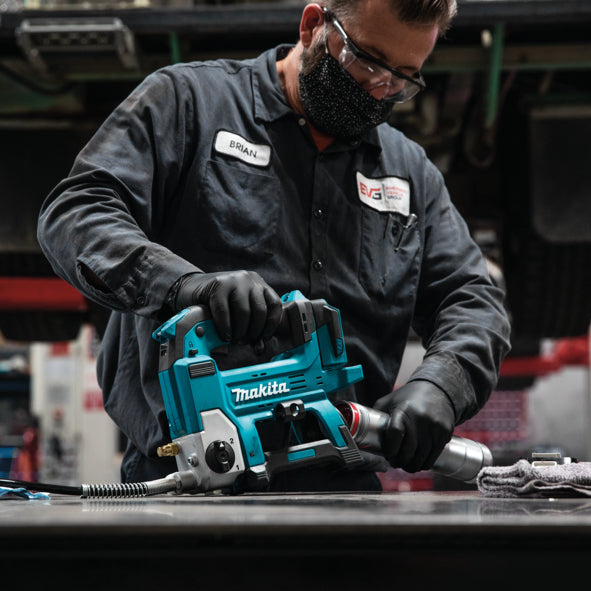 Masina de gresat Makita, 690 bari, fara acumulatori, compatibila cu LXT 18V