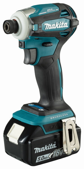 Masina de insurubat cu impact  Makita LXT 18V, 180 Nm, livrata cu 2 acumulatori de 5,0Ah