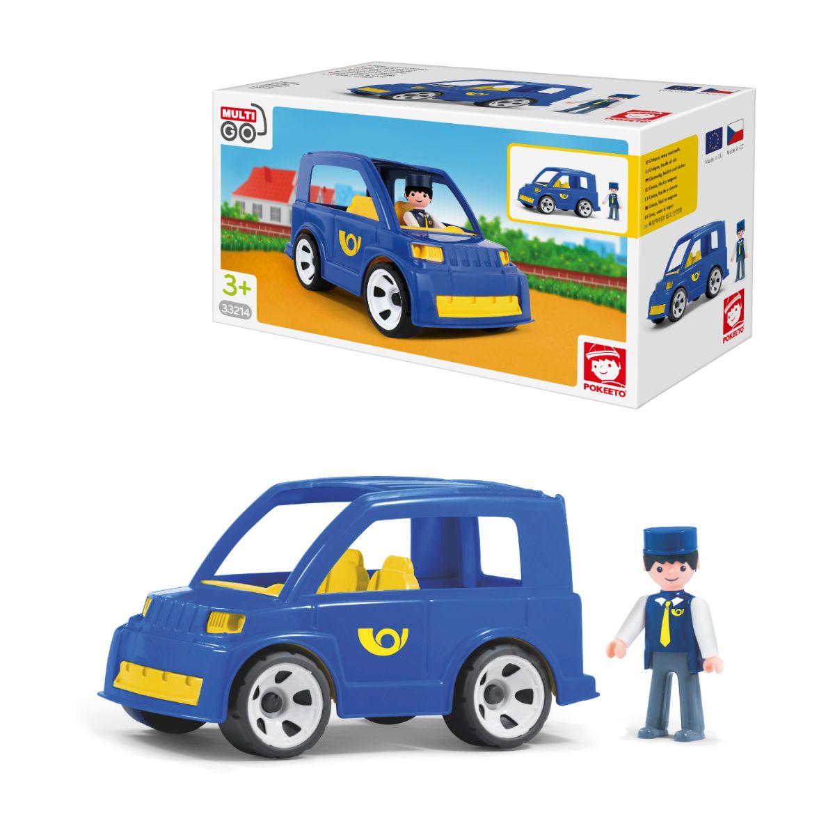 Masina de posta cu 1 figurina postas Pokeeto MultiGO