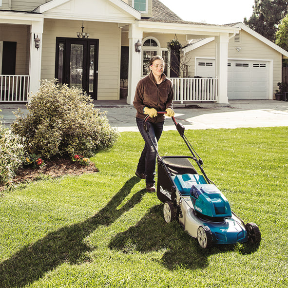 Masina de tuns gazon Makita LXT 18V, 46 cm, fara acumulatori