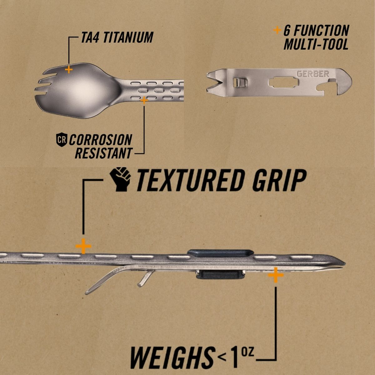 Multi-furculita GERBER Devour™  (Titan) pt
