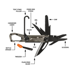 Multitool EDC (everyday carry) GERBER, Stakeout - Graphite