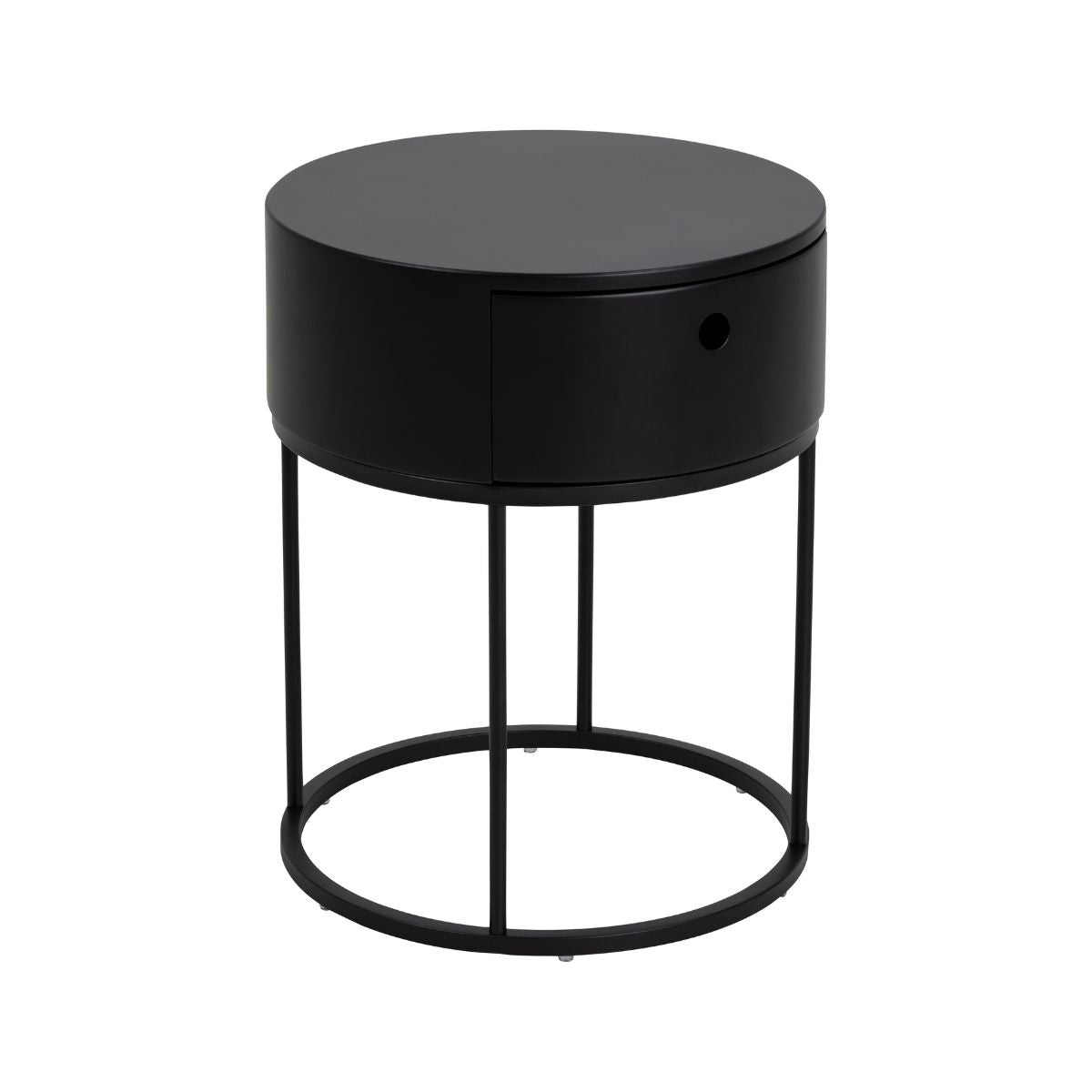 Noptiera neagra din MDF Polo II Actona