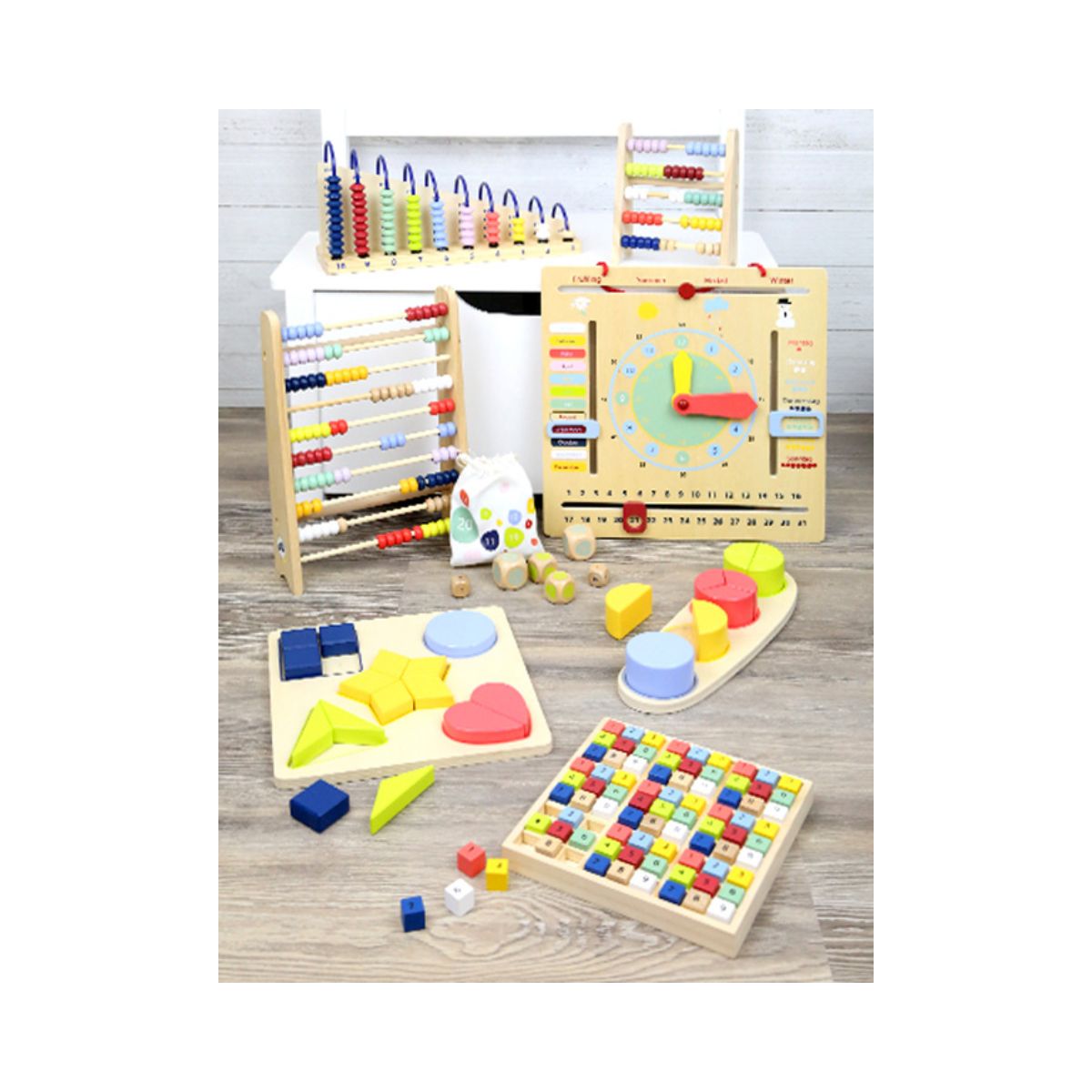 Numaratoare 13x5x15 cm To Go Educate Small Foot, 5, hectarul.ro