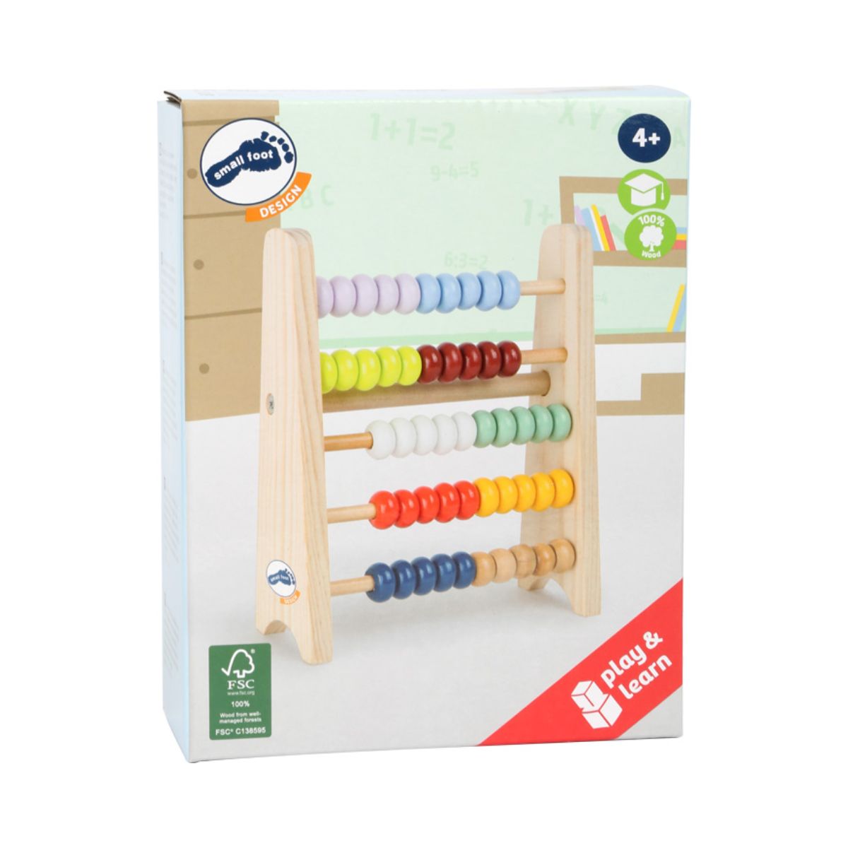 Numaratoare 13x5x15 cm To Go Educate Small Foot, 6, hectarul.ro