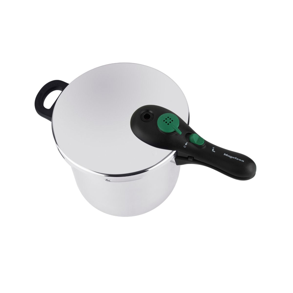 Oala sub presiune DYNAMIC 8 Magefesa, din otel inoxidabil 18/10, cu 5 sisteme de securitate, volum 7.5 litri, 2, hectarul.ro