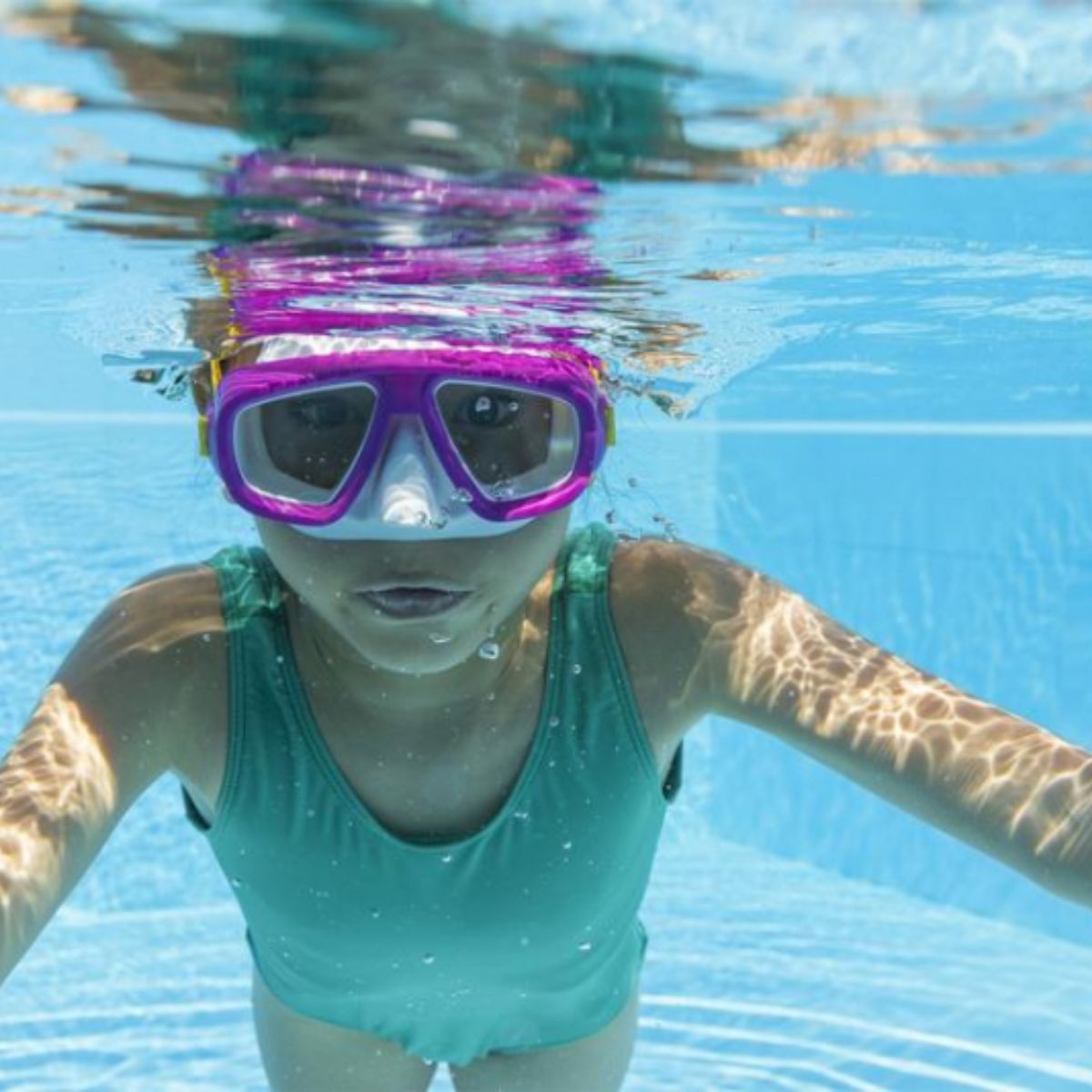 Ochelari de protectie inot Bestway 22011, Hydro-Swim Lil' Caymen, culori mixte