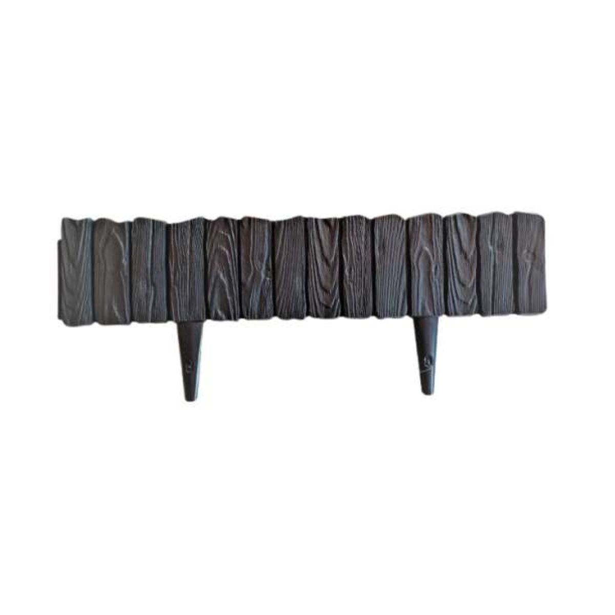Palisada de gradina, model lemn, 58 cm, antracit