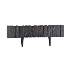 Palisada de gradina, model lemn, 58 cm, antracit