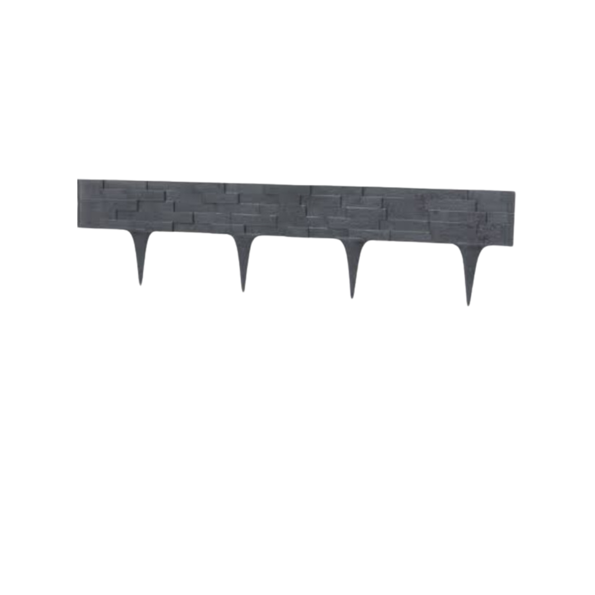 Palisada de gradina, model piatra, 0.78 m antracit, 1, hectarul.ro