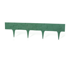 Palisada de gradina, model piatra, 58 cm verde