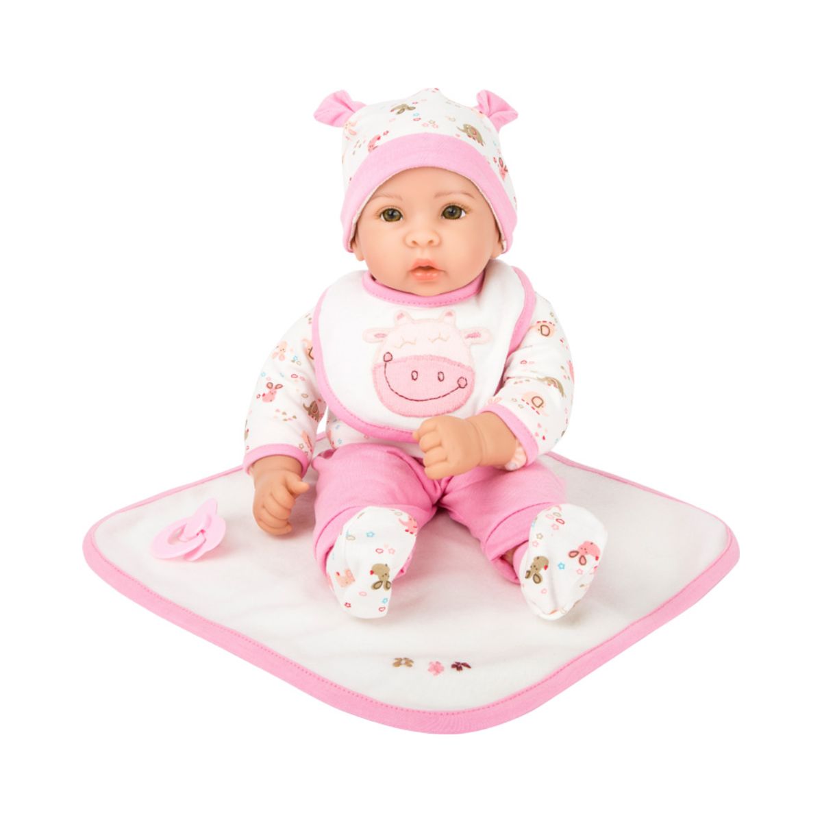 Papusa 40 cm din material plastic si textil Hanna Small Foot, 1, hectarul.ro